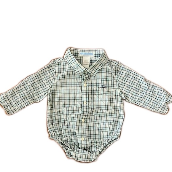 Janie And Jack Plaid One Piece - Picture 1 of 7